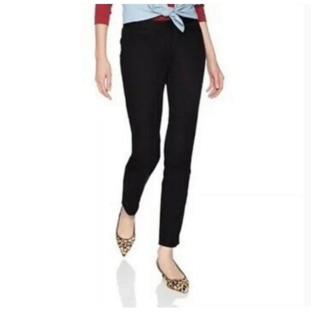 NWT J. Crew Factory Black Stretch Lexie Pants Size 6